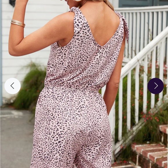 Rosfancy Cheetah Print Romper - Picture 2 of 12